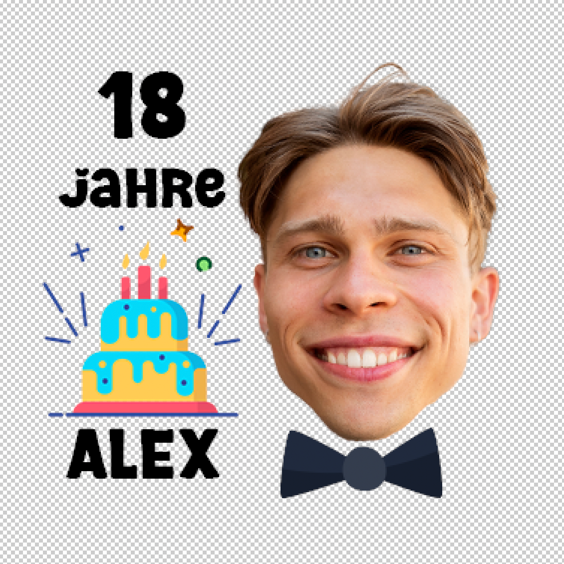 Personalisierte temporäre Tattoos mit Foto & Wunschalter – Für Geburtstag, Feier oder besondere Anlässe