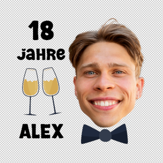 Personalisierte temporäre Tattoos mit Foto & Wunschalter – Für Geburtstag, Feier oder besondere Anlässe