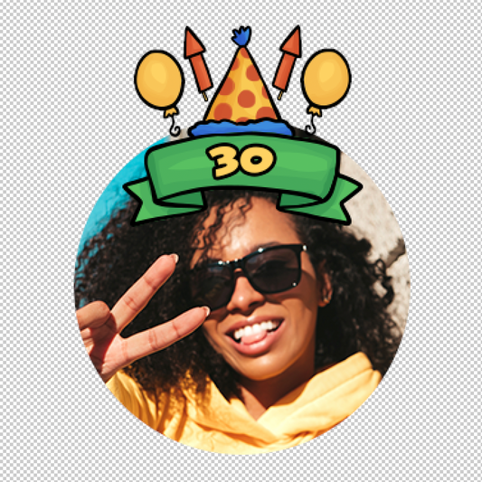 Temporäres Geburtstagstattoo mit Wunschalter – Personalisierter Partygag für jede Feier