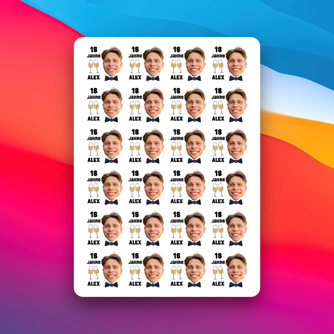 Personalisierte temporäre Tattoos mit Foto & Wunschalter – Für Geburtstag, Feier oder besondere Anlässe