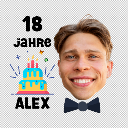 Personalisierte temporäre Tattoos mit Foto & Wunschalter – Für Geburtstag, Feier oder besondere Anlässe