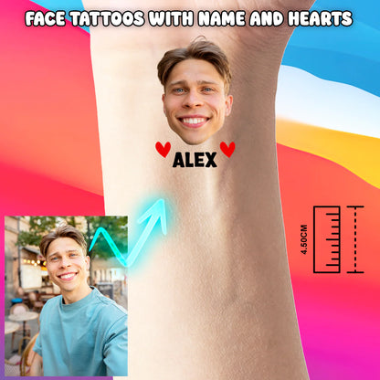 Temporäre Personalisierte JGA Tattoos mit dem Gesicht des Bräutigams – Lustige Highlights für den Junggesellinnenabschied