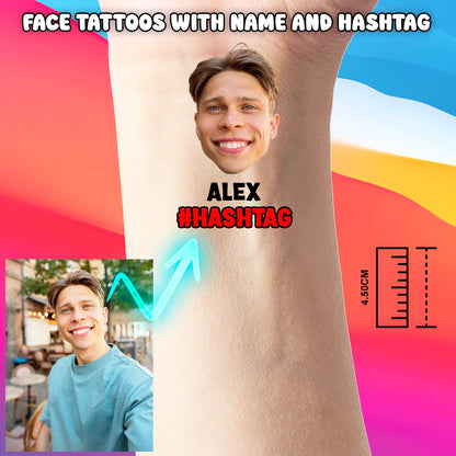 Temporäre Personalisierte JGA Tattoos mit dem Gesicht des Bräutigams – Lustige Highlights für den Junggesellinnenabschied