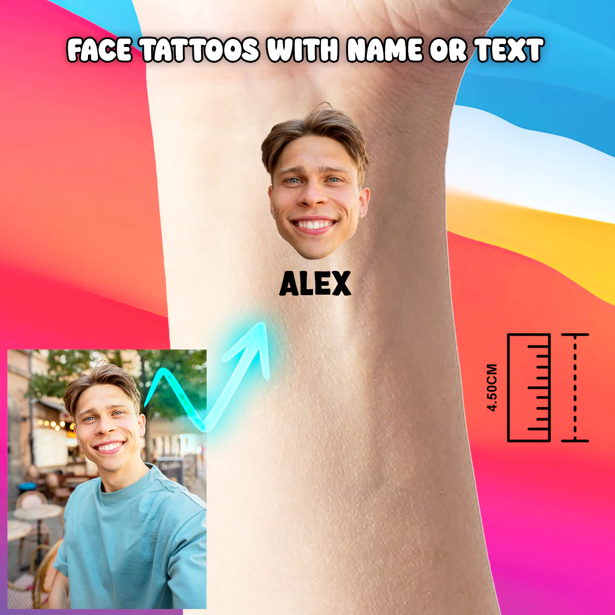 Temporäre Personalisierte JGA Tattoos mit dem Gesicht des Bräutigams – Lustige Highlights für den Junggesellinnenabschied
